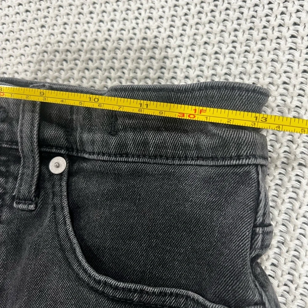 Madewell Black Denim Jean Shorts - Picture 10 of 14